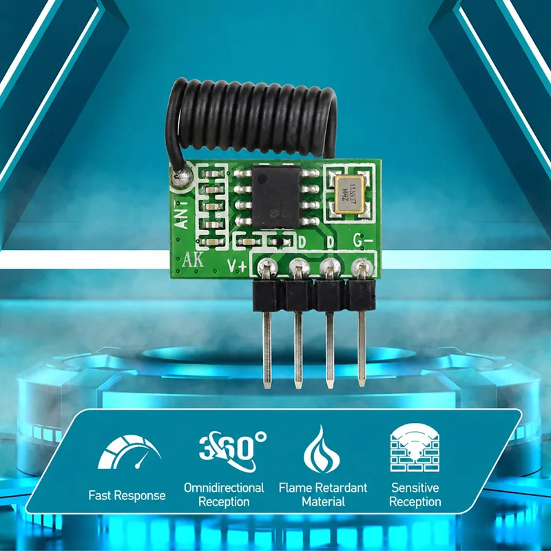 315MHz/433MHz Superheterodyne  - 433Mhz Receiver Module ulasan dan harga