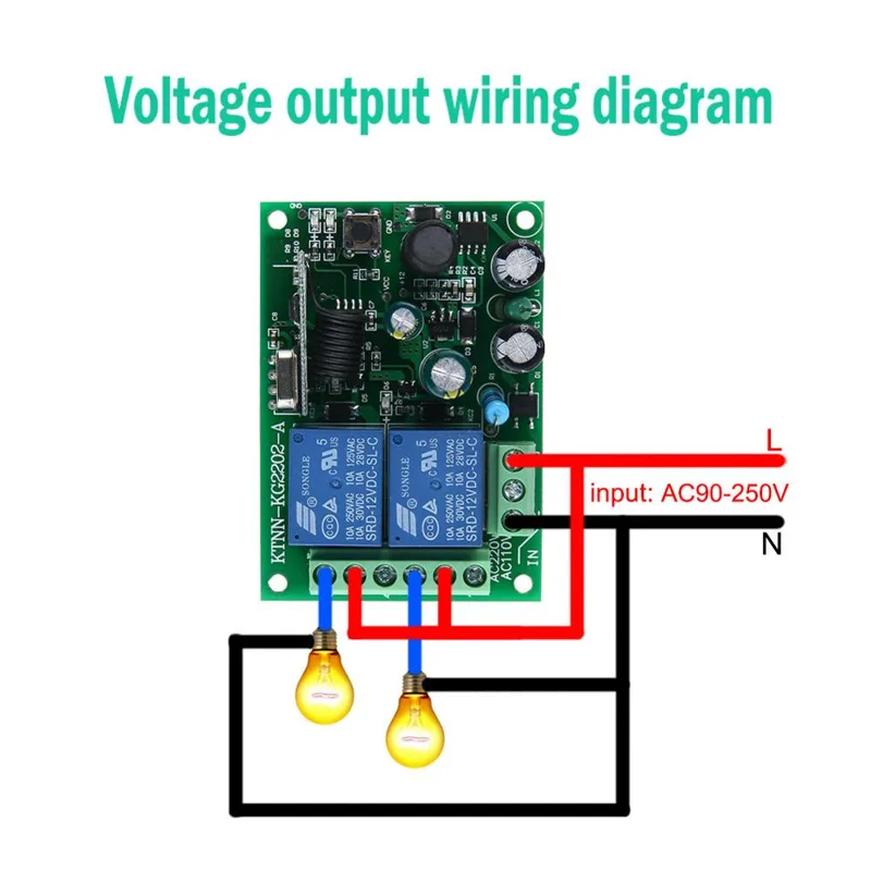 433Mhz Universal Wireless Remo - 433Mhz Receiver Module ulasan dan harga