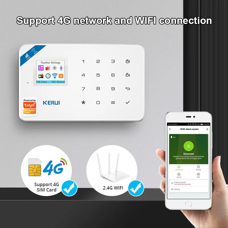 KERUI Security Alarm System Ki - Smart Home Automation Diy ulasan dan harga