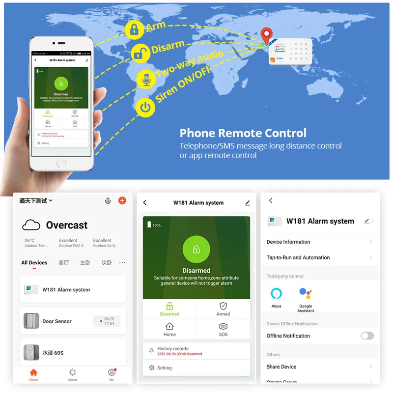 KERUI Security Alarm System Ki - Smart Home Automation Diy ulasan dan harga