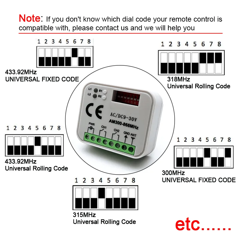 1-20pcs New Universal RX MULTI - 433Mhz Receiver Module ulasan dan harga