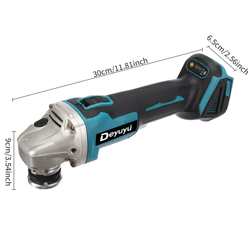 100mm Rechargeable Angle Grind - Diy Automation ulasan dan harga
