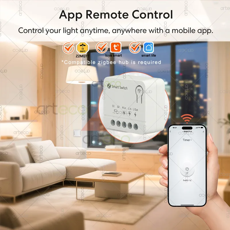 Zigbee Mini Breaker DIY Smart  - Home Automation Diy ulasan dan harga