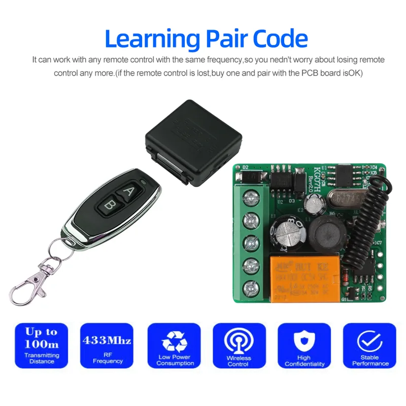 433Mhz RF Remote Control Wirel - Home Automation Diy Kit ulasan dan harga
