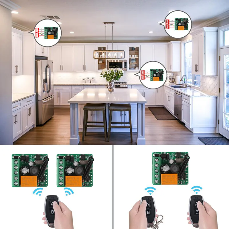 433Mhz RF Remote Control Wirel - Home Automation Diy Kit ulasan dan harga