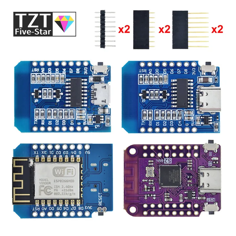 WeMos D1 Mini Pro V3.0 NodeMcu - Esp8266 Nodemcu Board ulasan dan harga